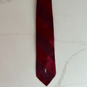 Yves Saint Lauren Vintage Tie - Burgandy